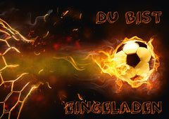 12 x  FUSSBALL Geburtstagseinladungen (2)