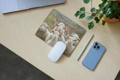 FUNNY Sheep Animals Mousepad / (Motif 90): Quality mousepad made of extremely tear-resistant special rubber with strong adhesive underside compatible for all mouse types